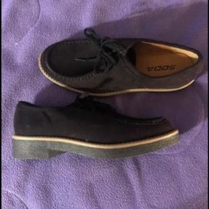Soda Black Loafers